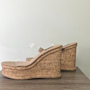 Nine West Women's Cork Wedge Sandal Size 11 NWT